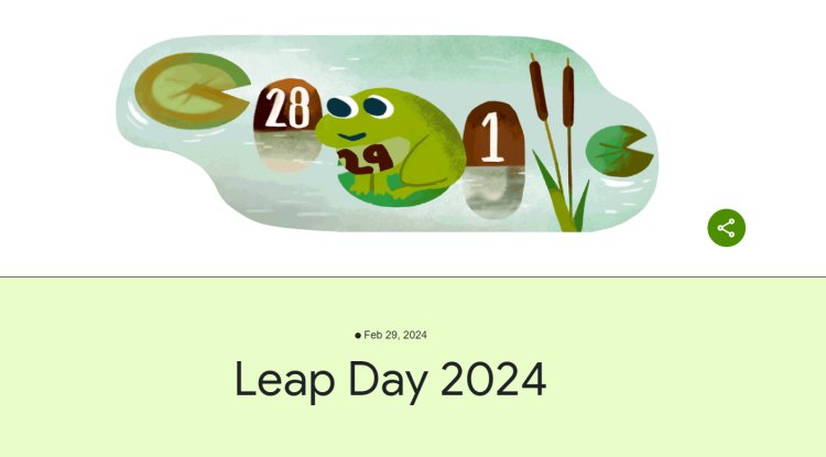 Google Doodle Marks 'Leap Day' Today on 29 February