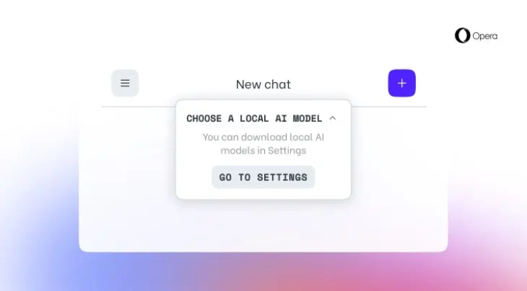 Opera allows users to download and use LLM locally