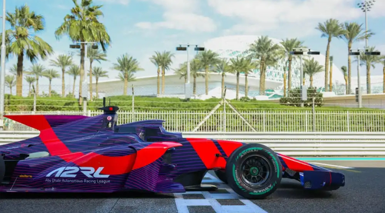The world's first driverless car race took place in the UAE