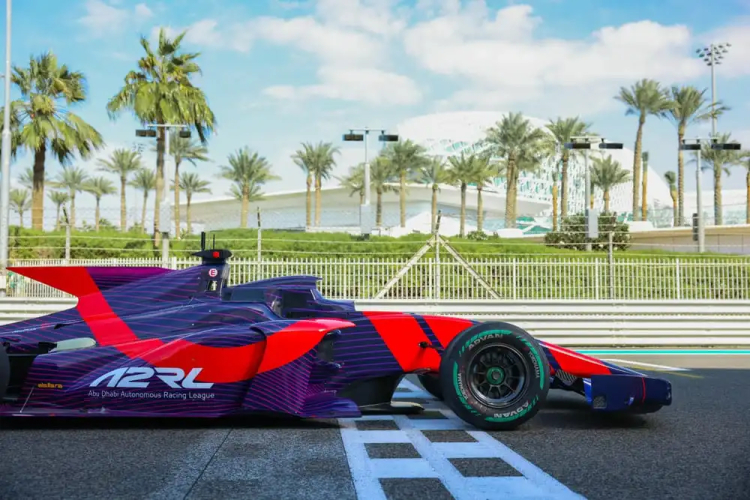 The world's first driverless car race took place in the UAE