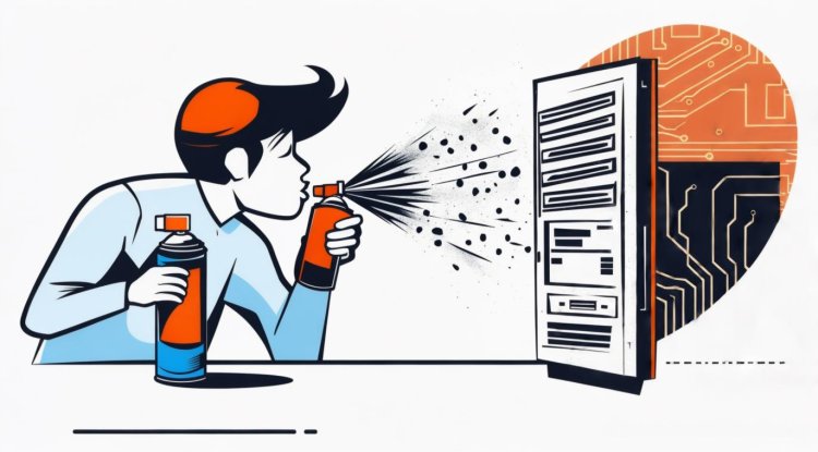 Regular cleaning of the computer from dust