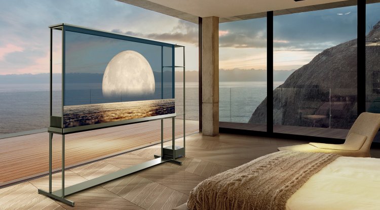 The world's first transparent 4K OLED TV from LG is now on sale!