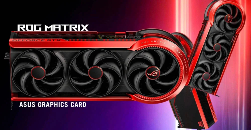 The premium ASUS ROG Matrix RTX 5090 graphics card will be released in November for €4,099