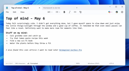 Microsoft has confirmed that Windows 11 Notepad will receive image support.