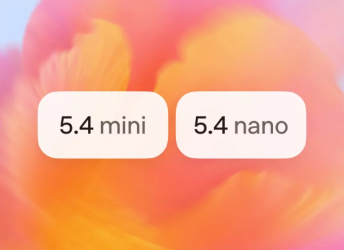 OpenAI unveiled GPT-5.4 mini and nano, compact models with near-flagship performance.